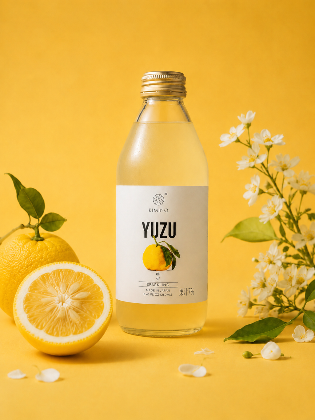 Jus pétillant japonais Yuzu Kamino