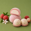 Lychee Ice Cream Mochi