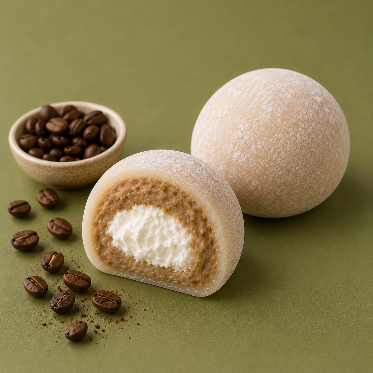 mochi au café au lait