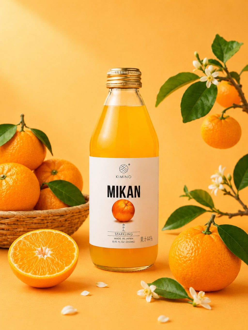 Mikan (Mandarin) Kimino Japanese Sparkling Juice