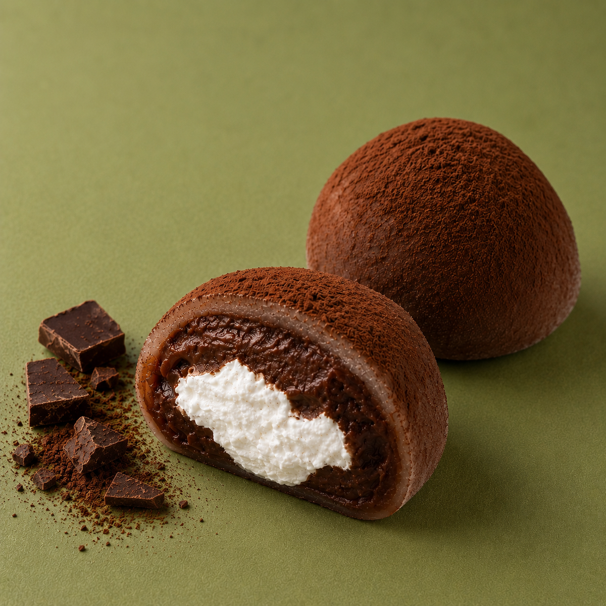 mochi au chocolat