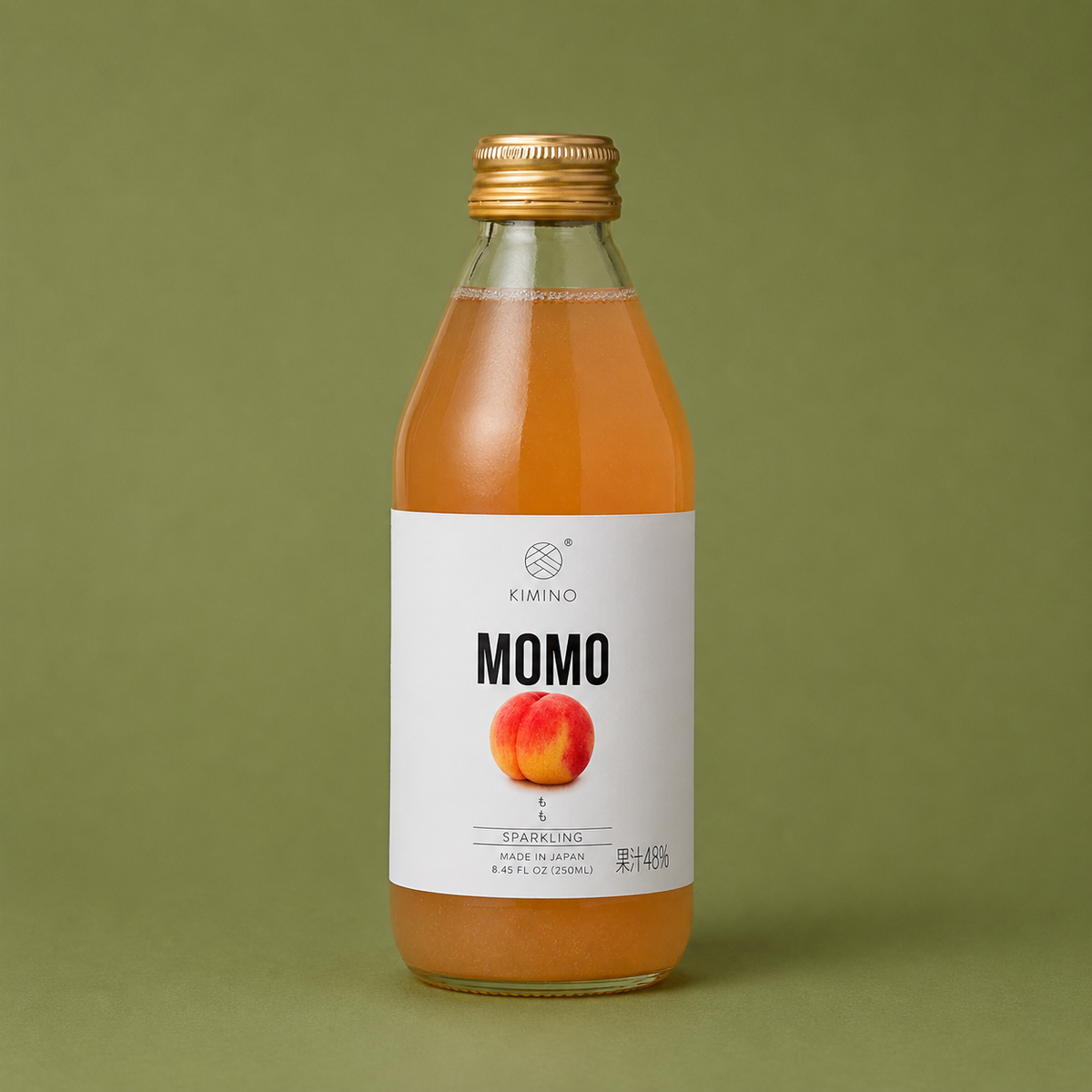 Momo (White Peach) Kimino Japanese Sparkling Juice
