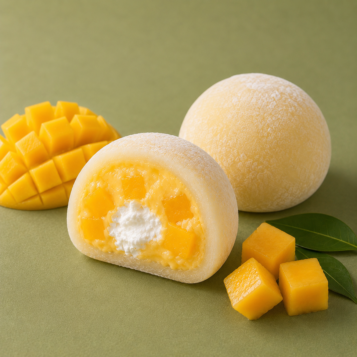 mochi à la mangue