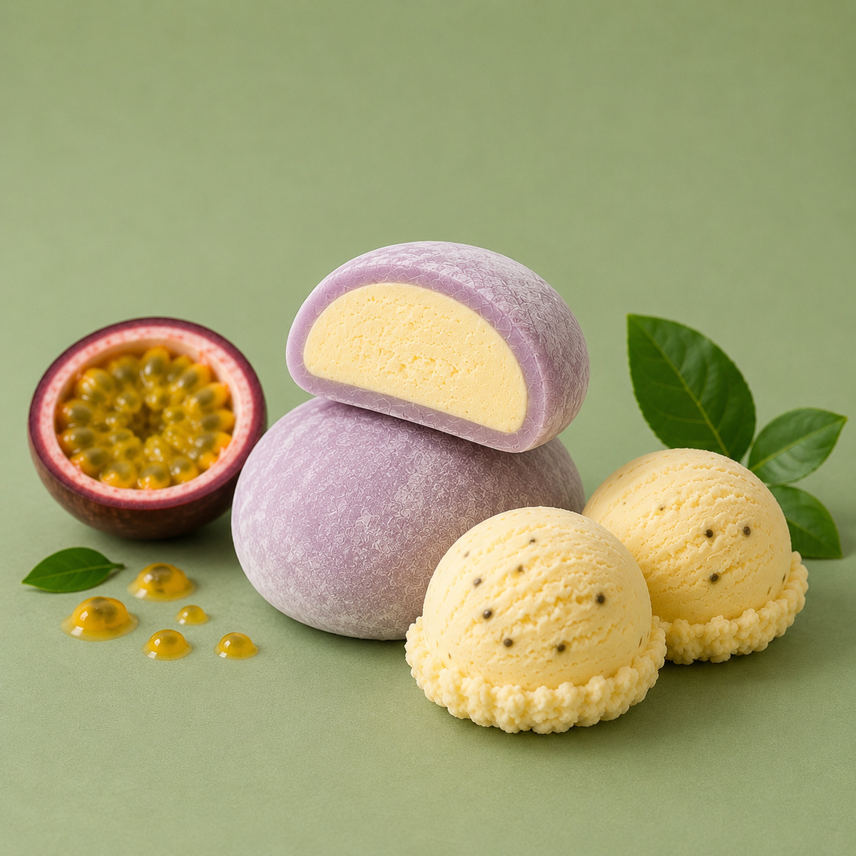 passion fruit ice cream Mocchi